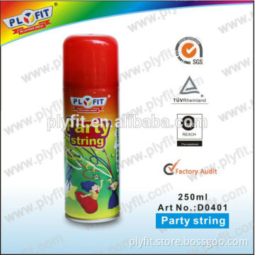 non-flammalbe silly spray string